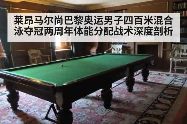 莱昂马尔尚巴黎奥运男子四百米混合泳夺冠两周年体能分配战术深度剖析